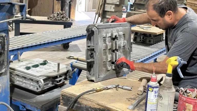 Making molds Making molds