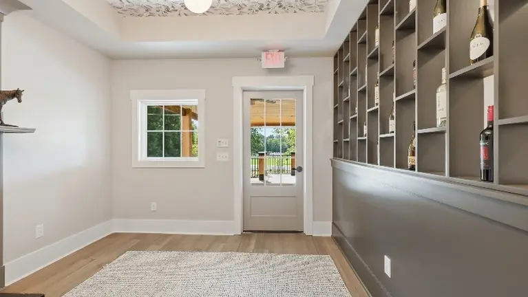 Entry way from front of rental space. Entry way from front of rental space.