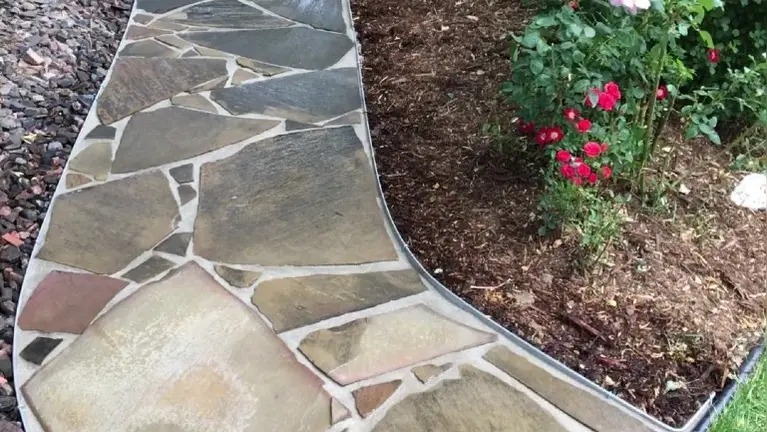 Flagstone walkways