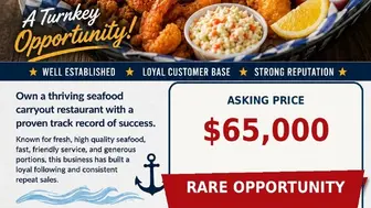 Very profitable Seafood Restaurant Super motivated seller