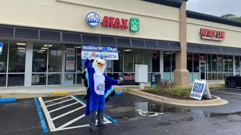 ATAX Office & Eagle Mascot ATAX Office & Eagle Mascot