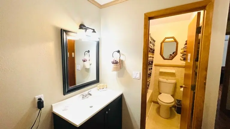 Bathroom of a 2 bedroom apt style unit Bathroom of a 2 bedroom apt style unit