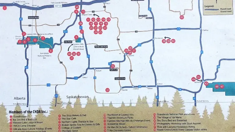Destination Area Map