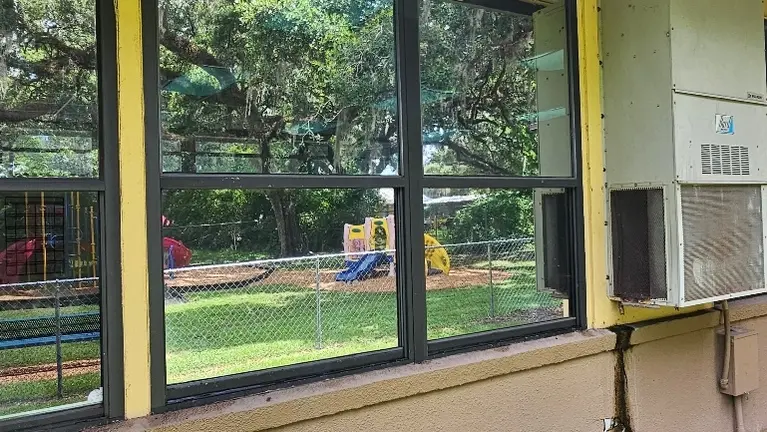 Solar and security window film installation Solar and security window film installation