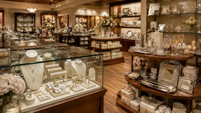 Representative  image of jewelry and gift merchendise
