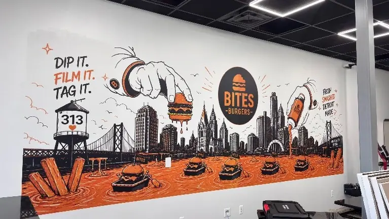 Restaurant wall mural Restaurant wall mural