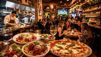 Semi Absentee Italian Restaurant with a Sold Out Bar
