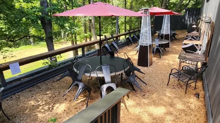 Backyard seating and Event Space Backyard seating and Event Space