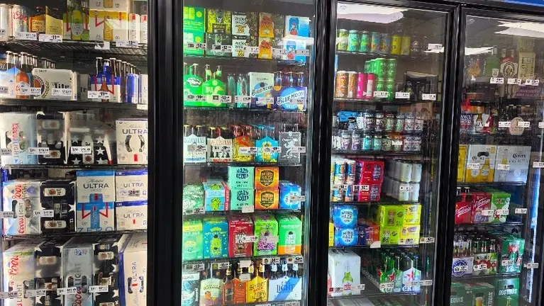 cooler stocked with local beer, ipa cooler stocked with local beer, ipa