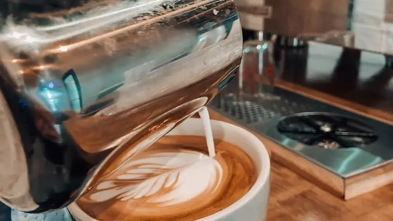 Customers love the coffee and espresso bar Customers love the coffee and espresso bar