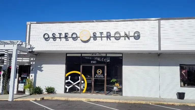 Established OsteoStrong Wrightsville location with prominent storefront signage.