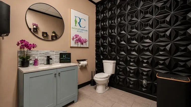 RadiantContours Medspa Bathroom RadiantContours Medspa Bathroom