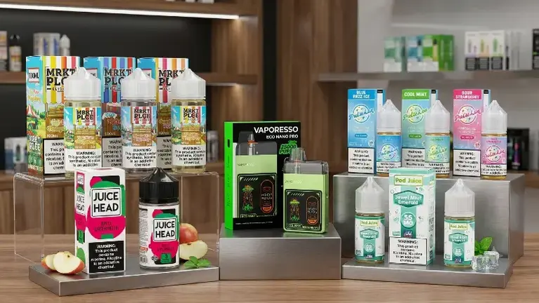 Optimized for foundational, high-margin sales with a complete selection of top-selling open-system devices and curated e-liquids. Optimized for foundational, high-margin sales with a complete selection of top-selling open-system devices and curated e-liquids.