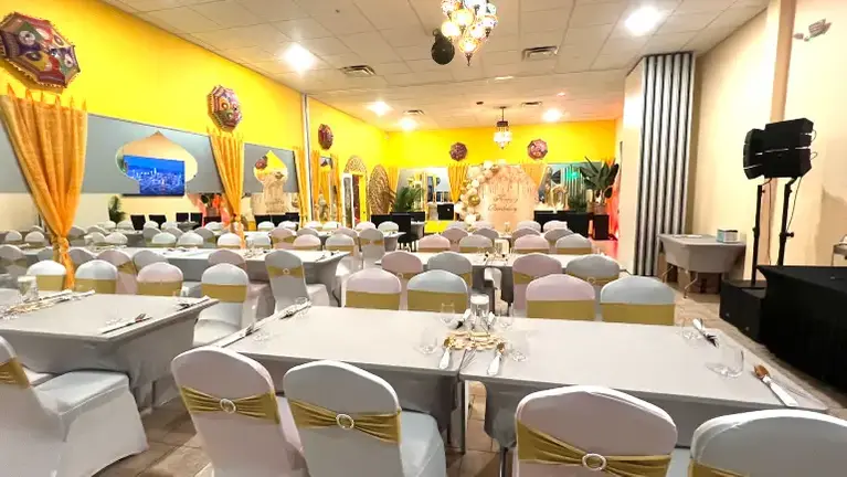 Private event space configured for seated celebrations, parties and group dining Private event space configured for seated celebrations, parties and group dining