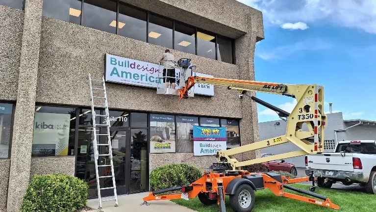 Sign Lens Installation Sign Lens Installation