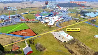 30-Yr Pizza & Ice Cream Shop + 1.5 Ac Corner Real Estate, Marengo OH