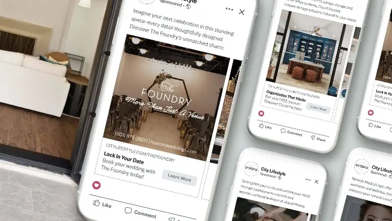 Digital advertising example Digital advertising example