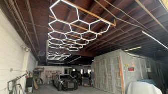 Auto body and paint shop.