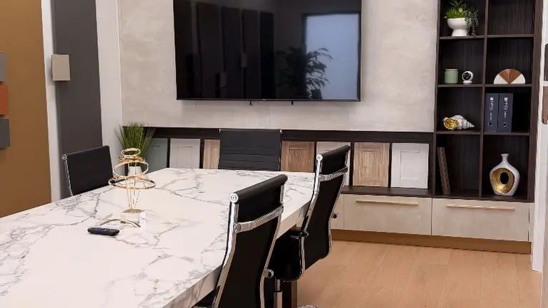 Conference room for designer, contractor and customers Conference room for designer, contractor and customers