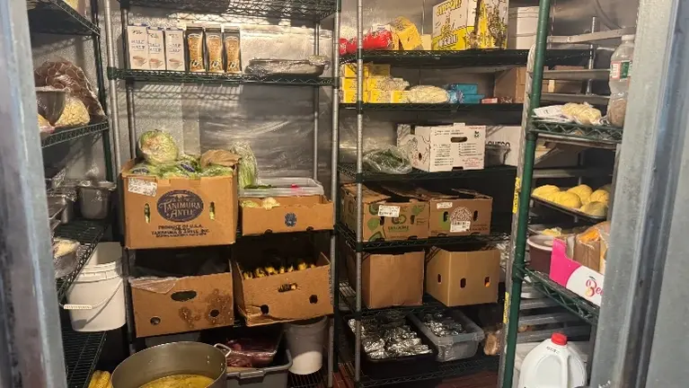 Walk in fridge 