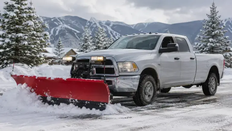 Representative snow-removal operation in a mountain market. Representative snow-removal operation in a mountain market.