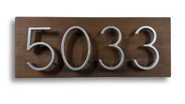 Custom Modern Address Plaques Custom Modern Address Plaques