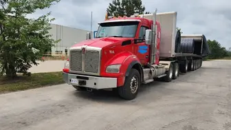 Flatbed Trucking Company Steel Hauling