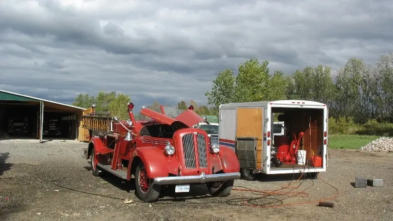 Spraying a Antique
