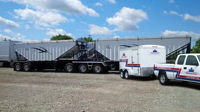 Spraying Grain Trailer