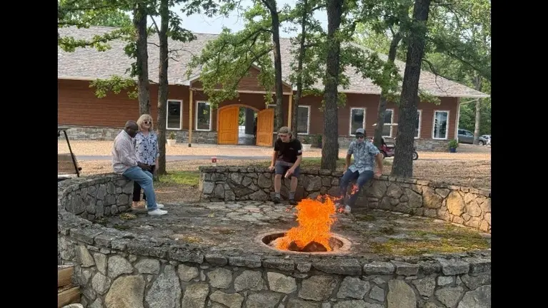 Fire Pit at new club house Fire Pit at new club house