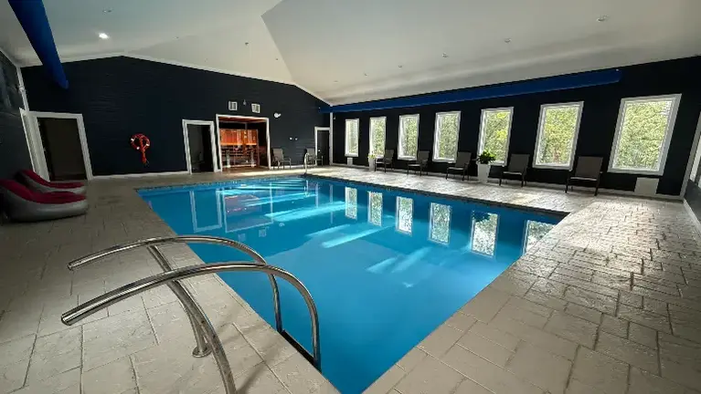 Indoor pool club house Indoor pool club house