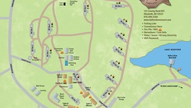 Resort Map not to scale Resort Map not to scale