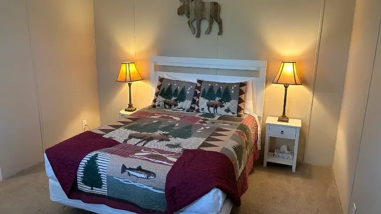 Moose Cabin Master Bedroom Moose Cabin Master Bedroom