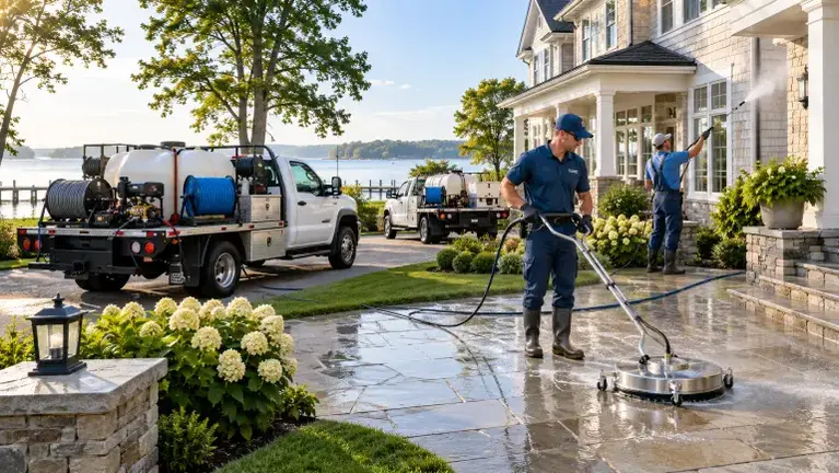 Pressure washing