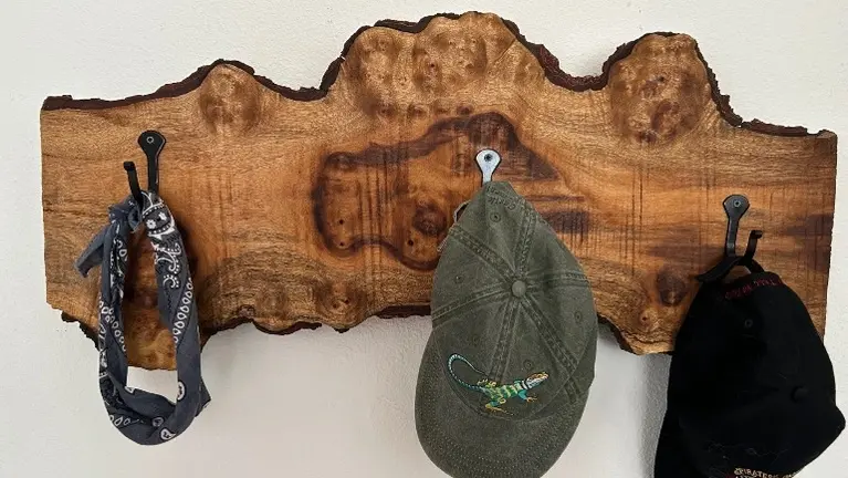 Finished Coat/Hat Rack