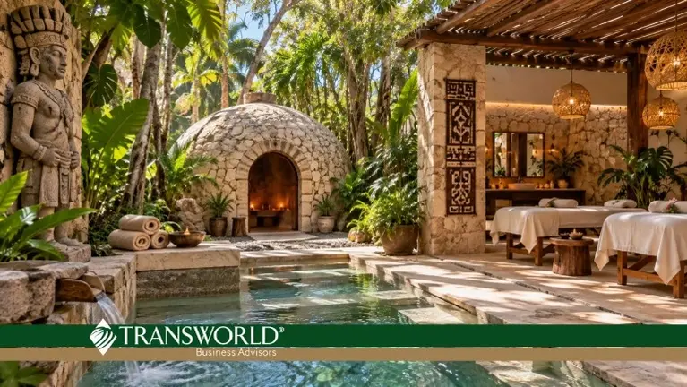 Wellness spa concept with temazcal and hydrotherapy facilities in Playa del Carmen, Riviera Maya. Representative image. Wellness spa concept with temazcal and hydrotherapy facilities in Playa del Carmen, Riviera Maya. Representative image.