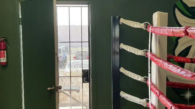 Newly added secondary exit and window. Newly added secondary exit and window.