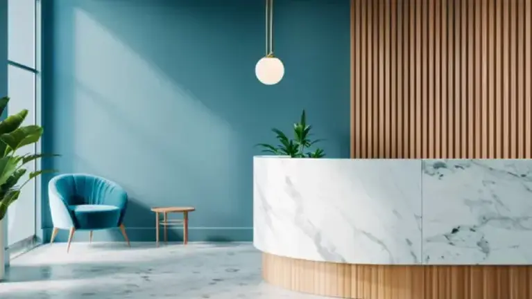 Luxury high end medical spa finishes