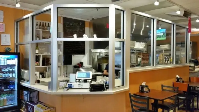 Clean bright counter Clean bright counter