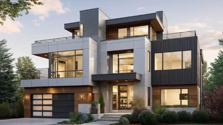 New Modern Home Spec Home in Boca Raton