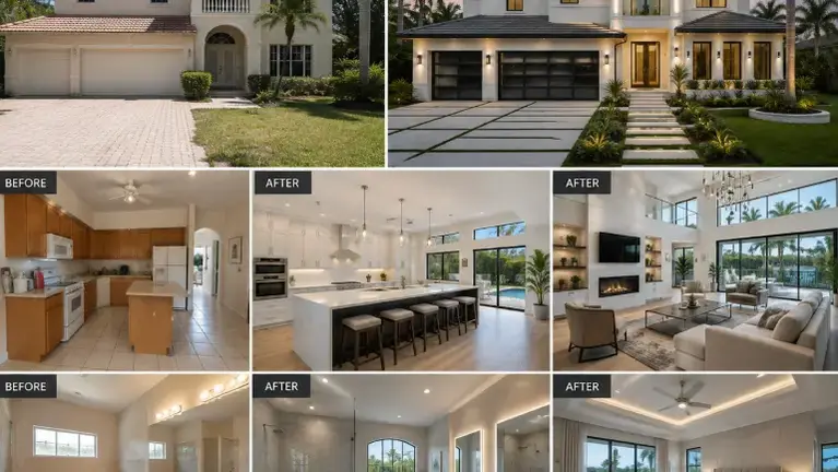 Before and After Renovation