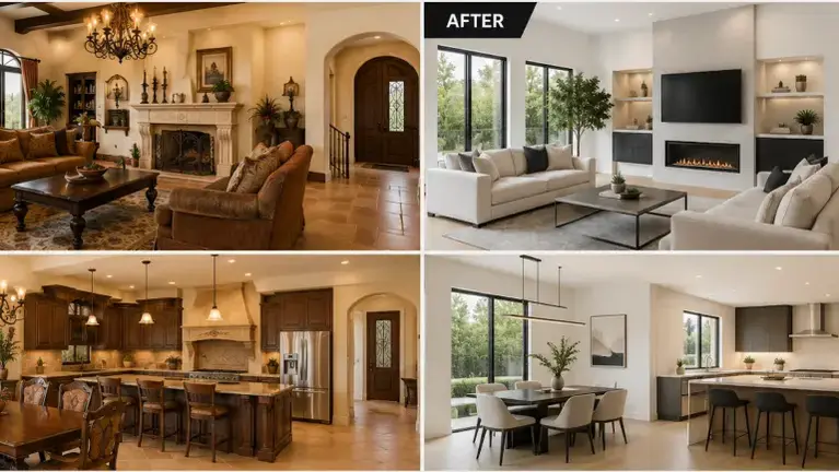 Before and After Renovation  