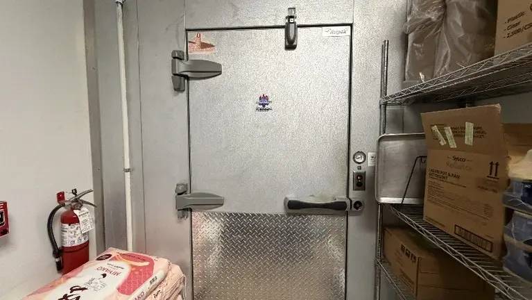 Walk-In Freezer Entrance