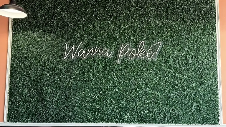 Wanna Poke LED sign 