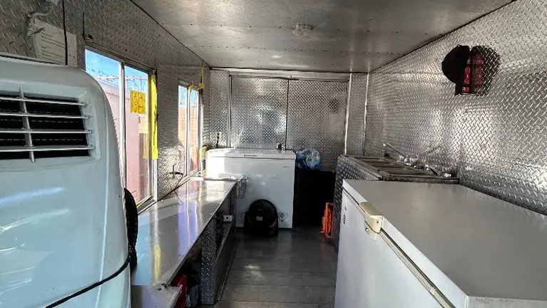 Interior View – Freezer & Serving Area Interior View – Freezer & Serving Area