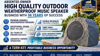 Outdoor Weatherproof Music Speaker Business