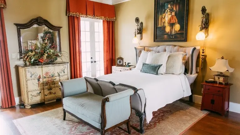 Master bedroom at Manor House