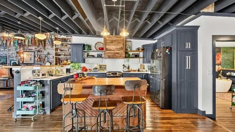 Kitchen / Living / Office / Dinning upstairs / 3500 sq ft apartment