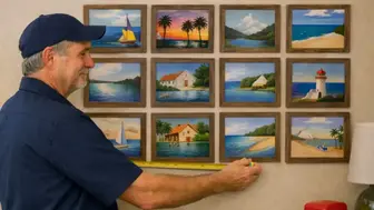 Artwork, Picture & Mirror Installation | Low Overhead